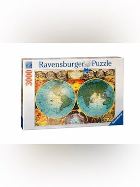 Ravensburger 3000 Piece World Map Puzzle New Sealed Premium Quality